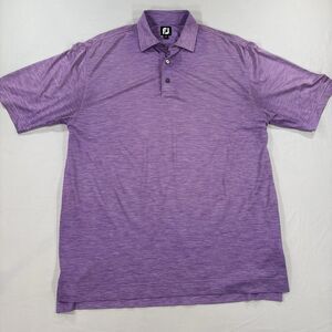 FootJoy Golf Shirt Size Large Purple